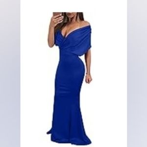 Sexy elegant Wrap Pleated OFF Shoulder Bodycon